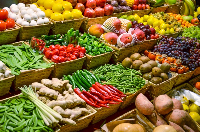 Legumes no mercado