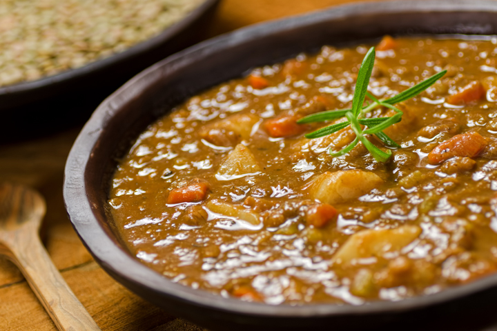 Sopa de lentilhas