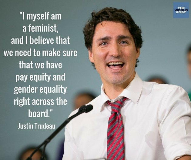 Frase feminista de Justin Trudeau