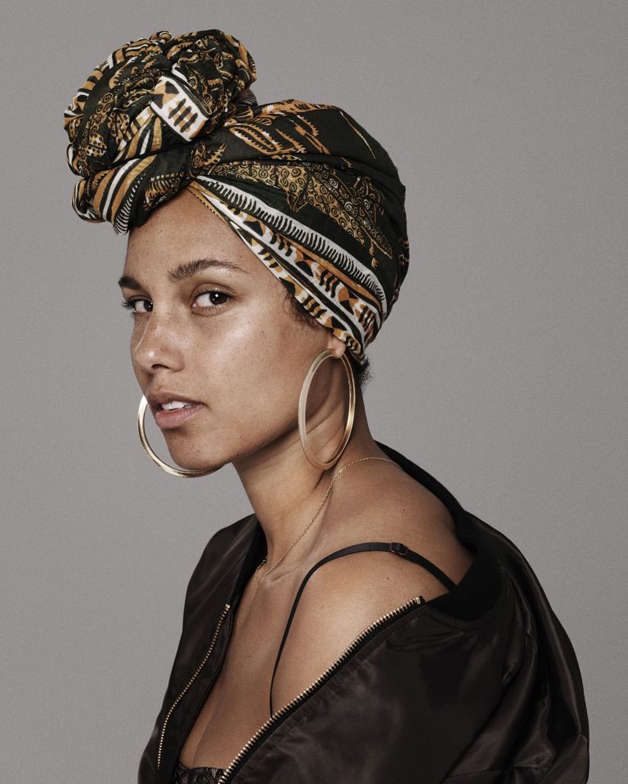 Alicia Keys sem maquilhagem