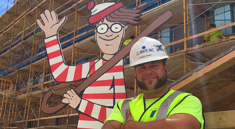 Onde está Wally nas construções