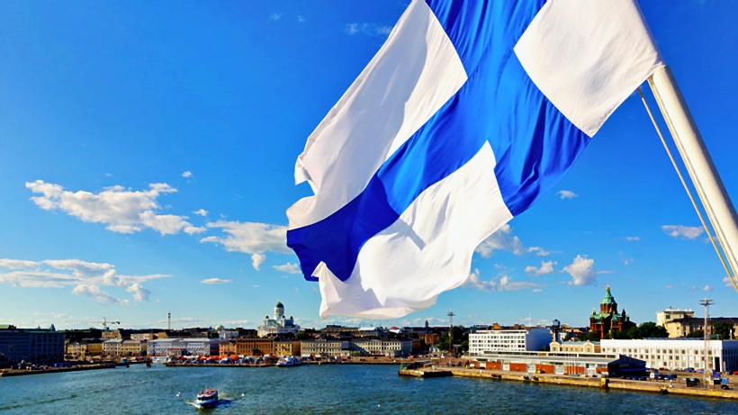 Bandeira finlandesa