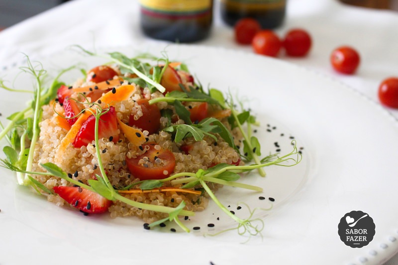 Salada de quinoa