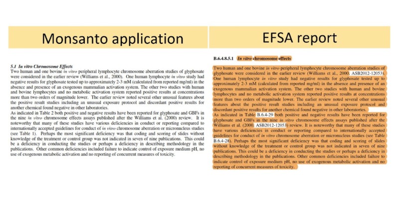 relatório da EFSA