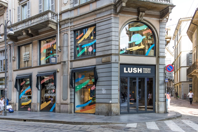 Loja Lush sem embalagens