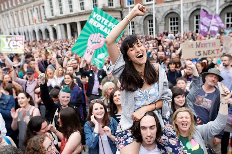 Manifestação a favor do aborto