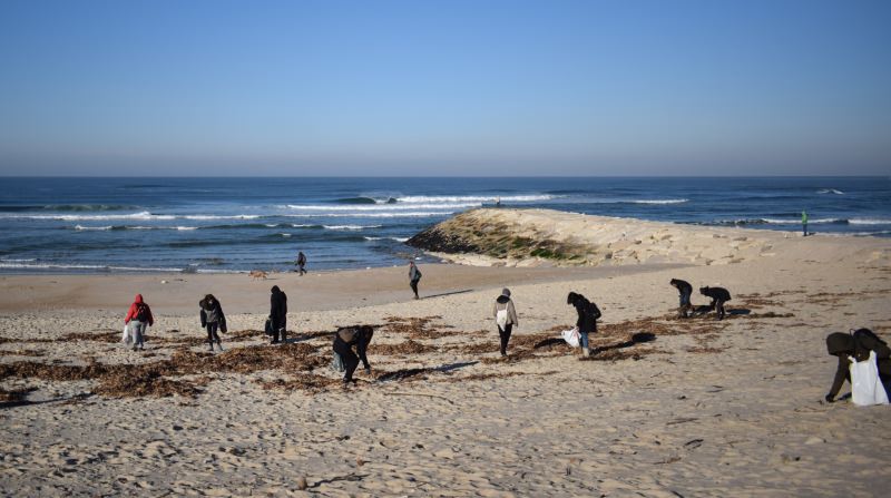 Limpeza de praia