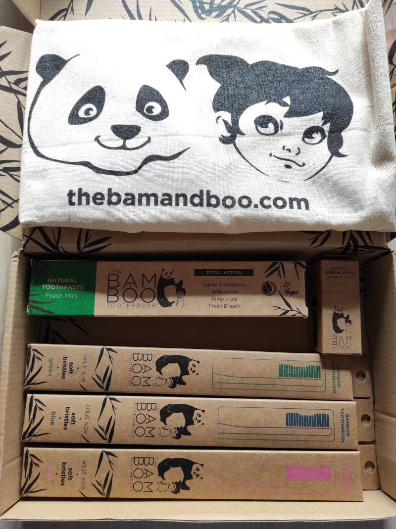 Box com vários produtos